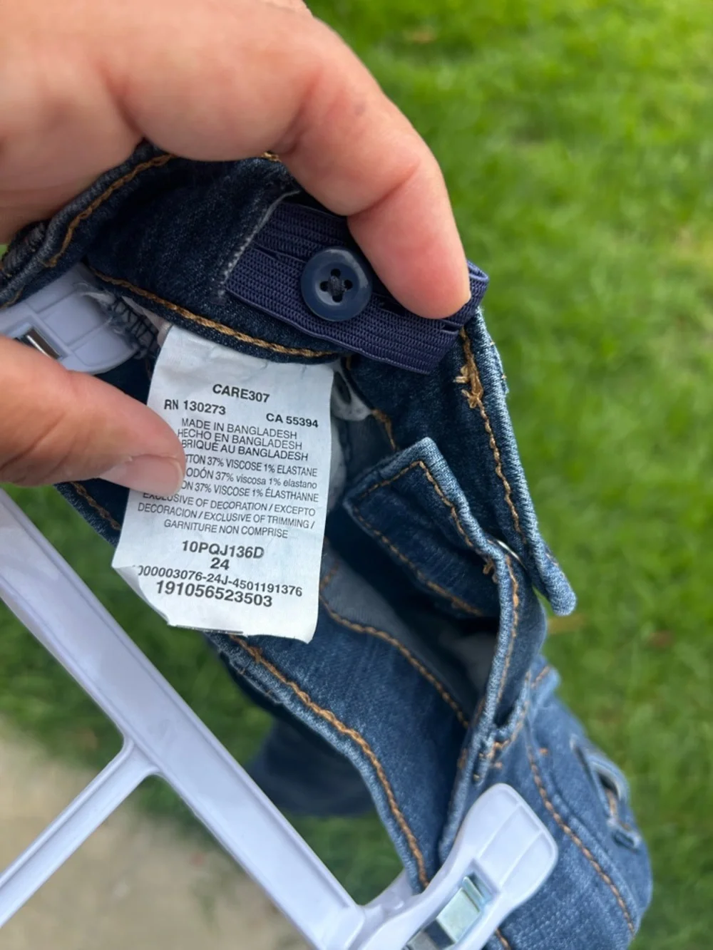 Wrangler Kids Dark Blue Stretch Denim Jeans